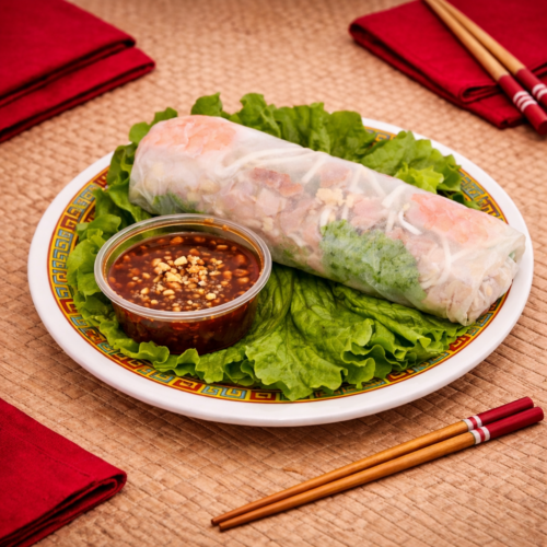 Rouleau de printemps (poulet / crevettes)
