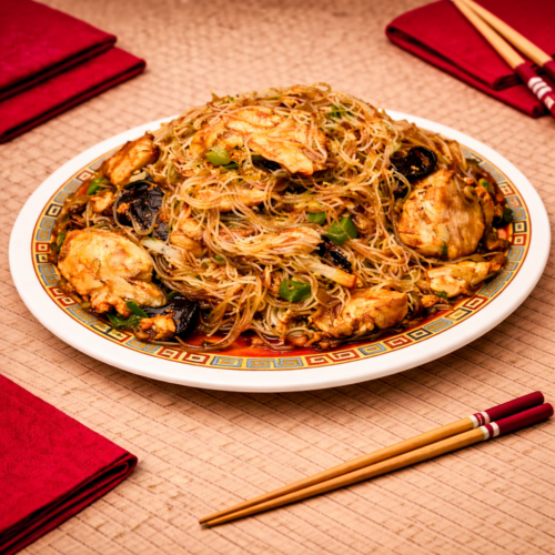 Poulet vermicelles