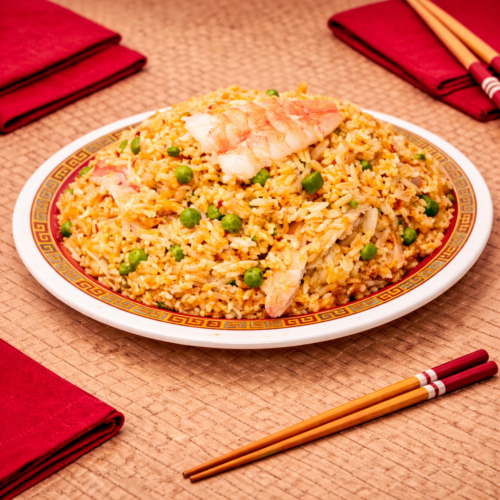 Riz thaï piquant (poulet et crevettes)