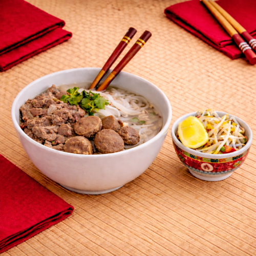 Soupe bœuf boulettes