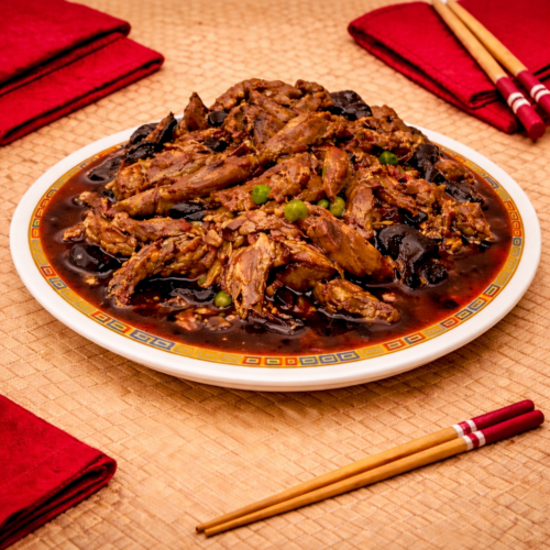 Bœuf aux champignons noirs