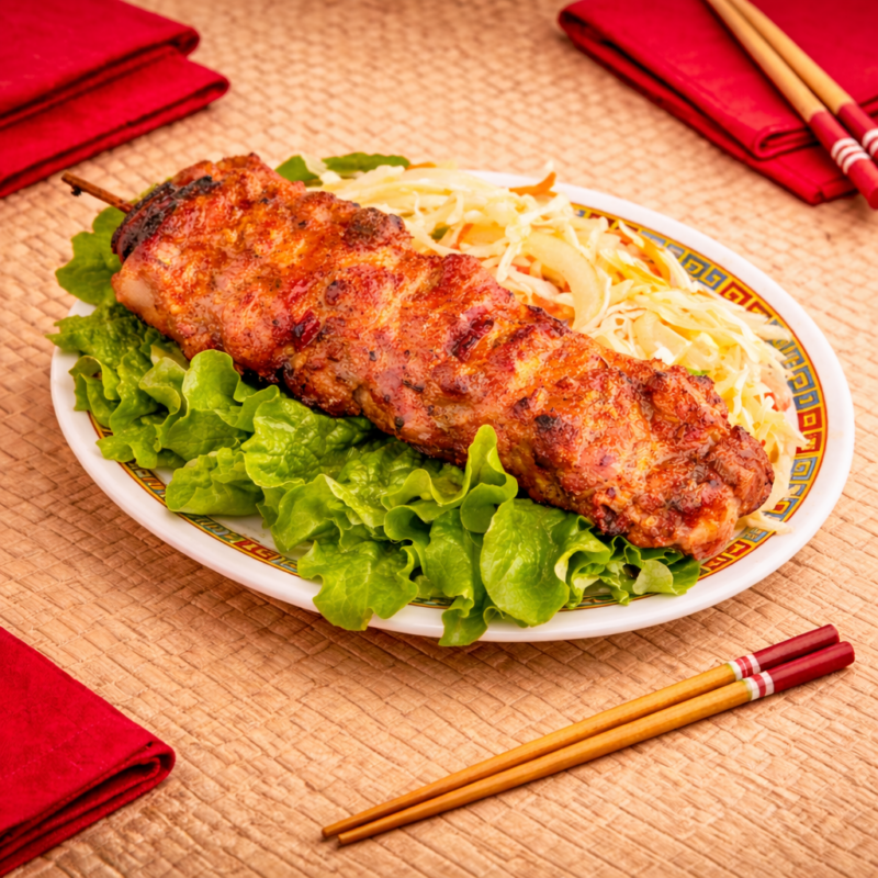 Brochette poulet citronnelle
