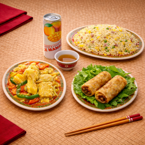 Menu China Poulet curry