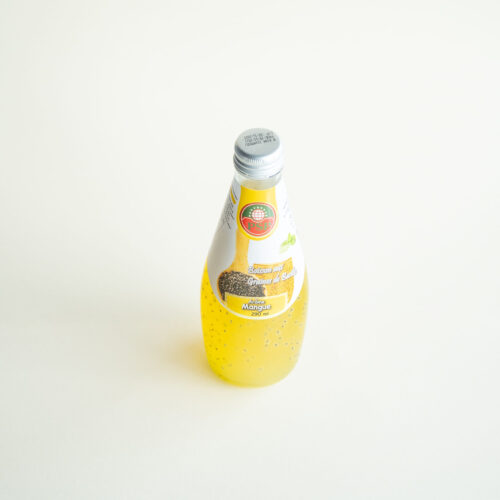 Boisson aux Graines de Basilic arôme mangue